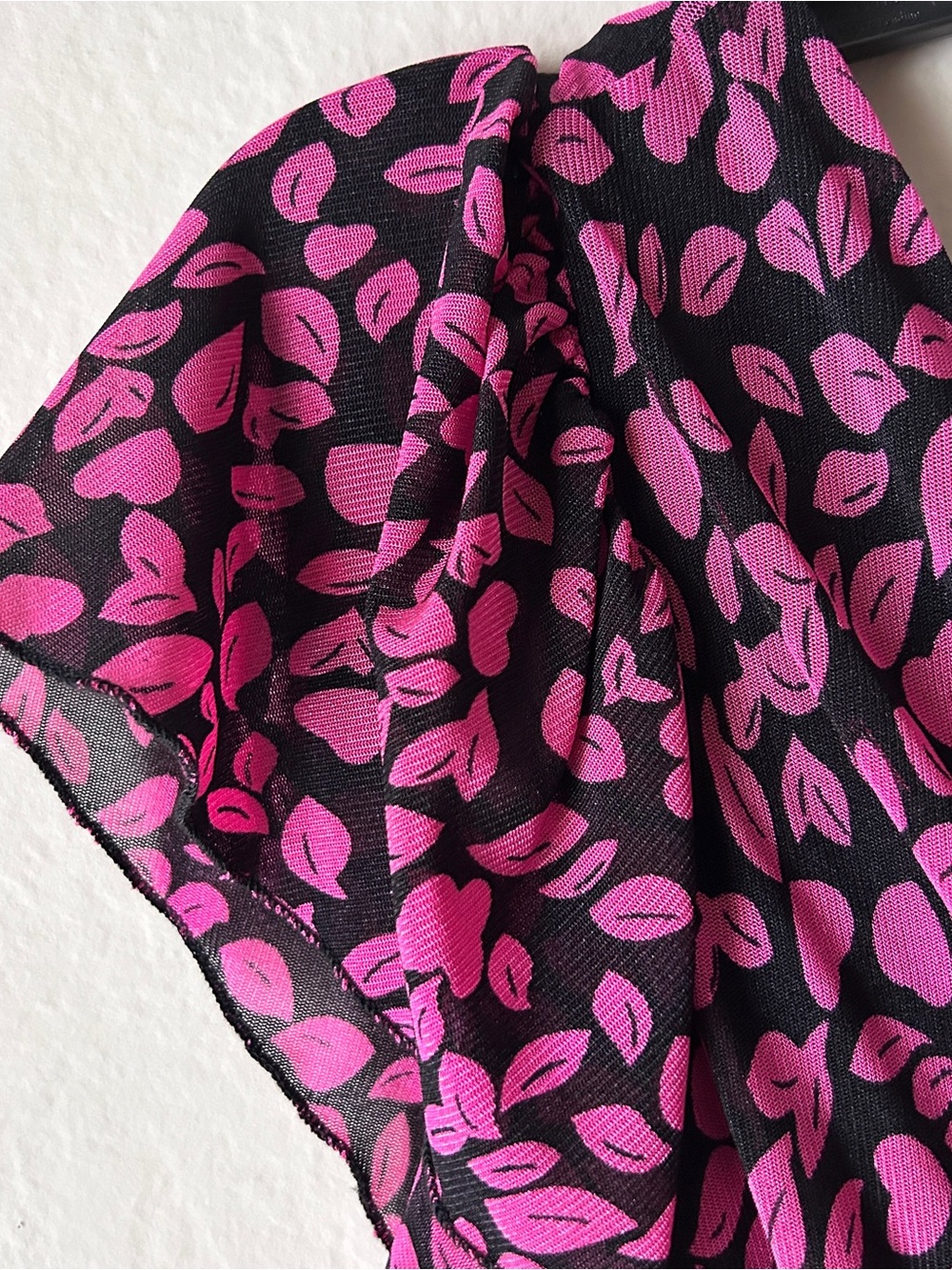 Burberry Black Dress with Pink Print - Picture 6 of 10